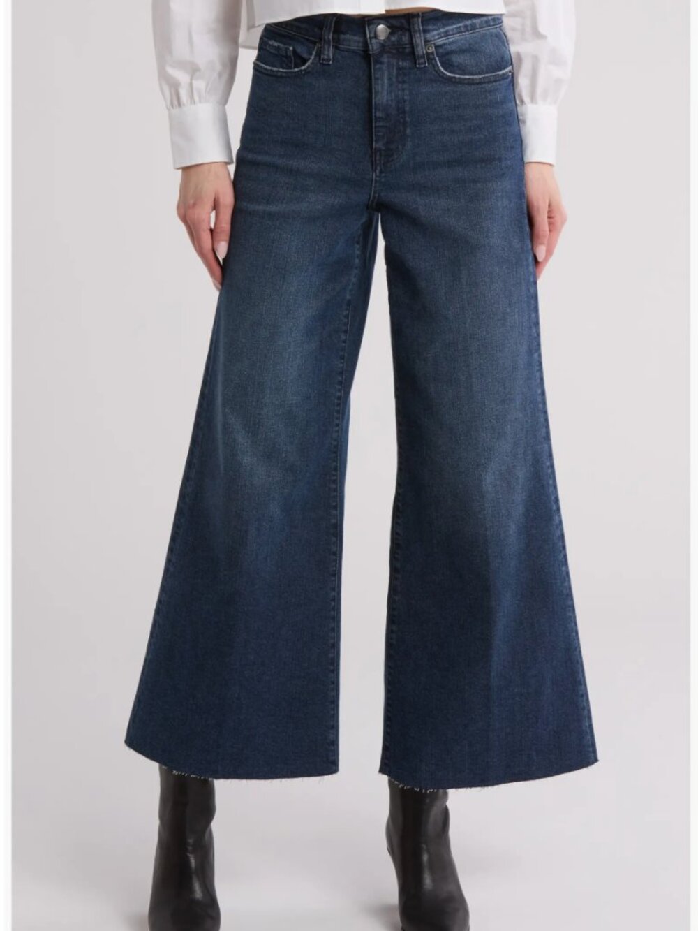 FRAME Le Crop Palazzo Jeans in Crafty | Size 30